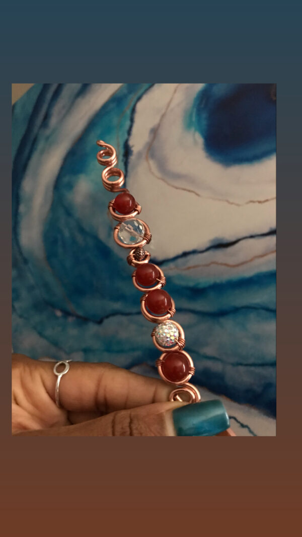 Royalty Wand- Carnelian
