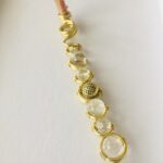 Royalty Wand- Clear Quartz + Brass