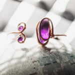 Infinity Trinity- Amethyst Bracelet • Polished