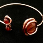 Infinity trinity bracelet- Carnelian