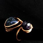 Amethyst + Sodalite Ring