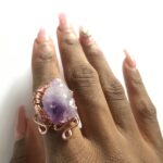 Raw Amethyst Ring