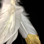 Crystal Smudging Feather Wand