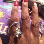 Lil Heart Puff- Sodalite Silver Copper