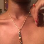 Lil Chakra Necklace -Brass