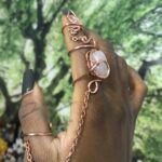 Rose Quartz Goddess Ring