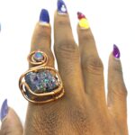 Titanium Aura Quartz-Ring