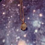 Amethyst Pendant -Ball Chain