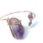 Infinity Trinity- Amethyst Bracelet