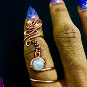 Moonstone- Flexer Ring