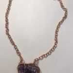 Amethyst Cluster chain