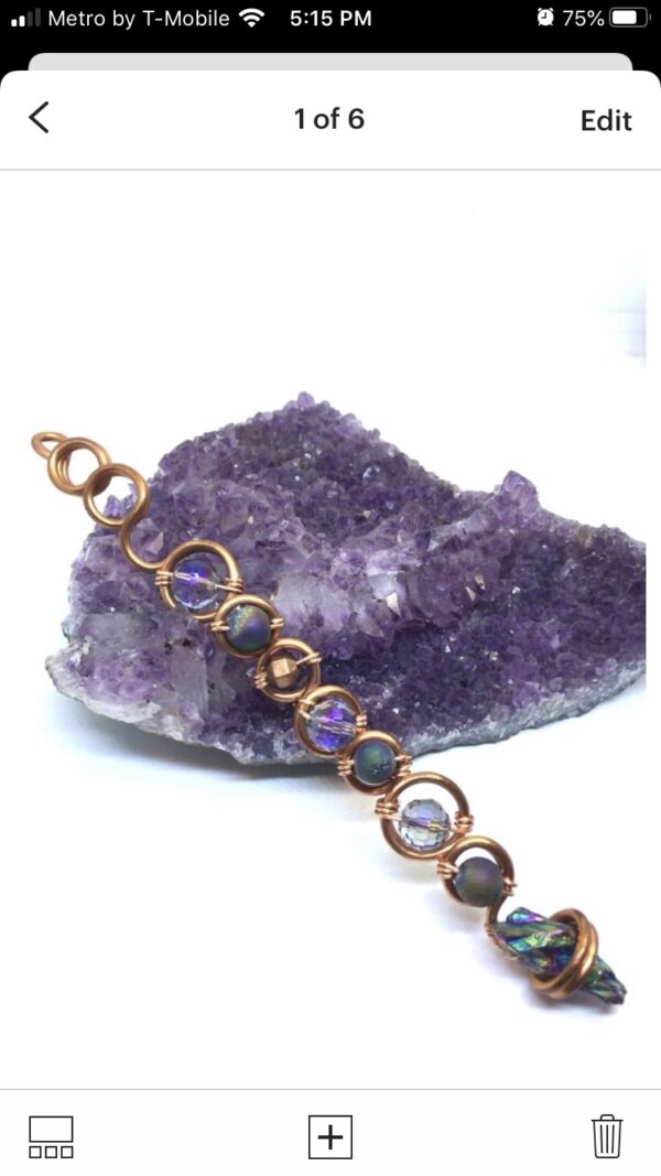 Royalty Wand- Titanium