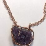 Amethyst Cluster chain