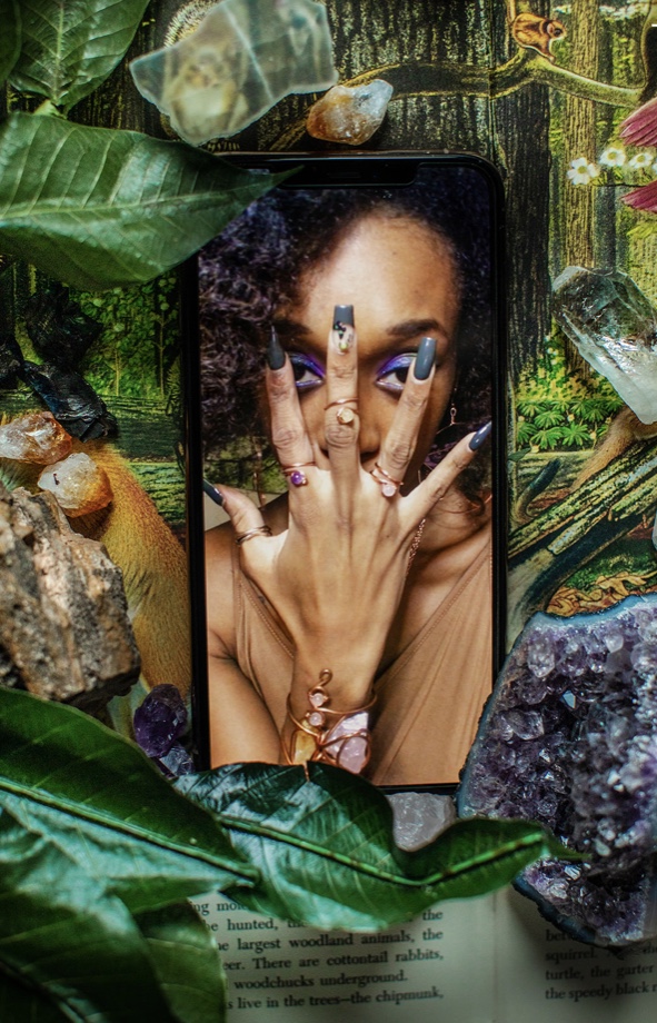 Knuckle Ring Trio- Amethyst • Rose Quartz • Citrine