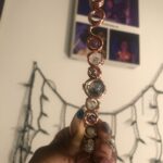 Copper Royalty Wand - Fluorite