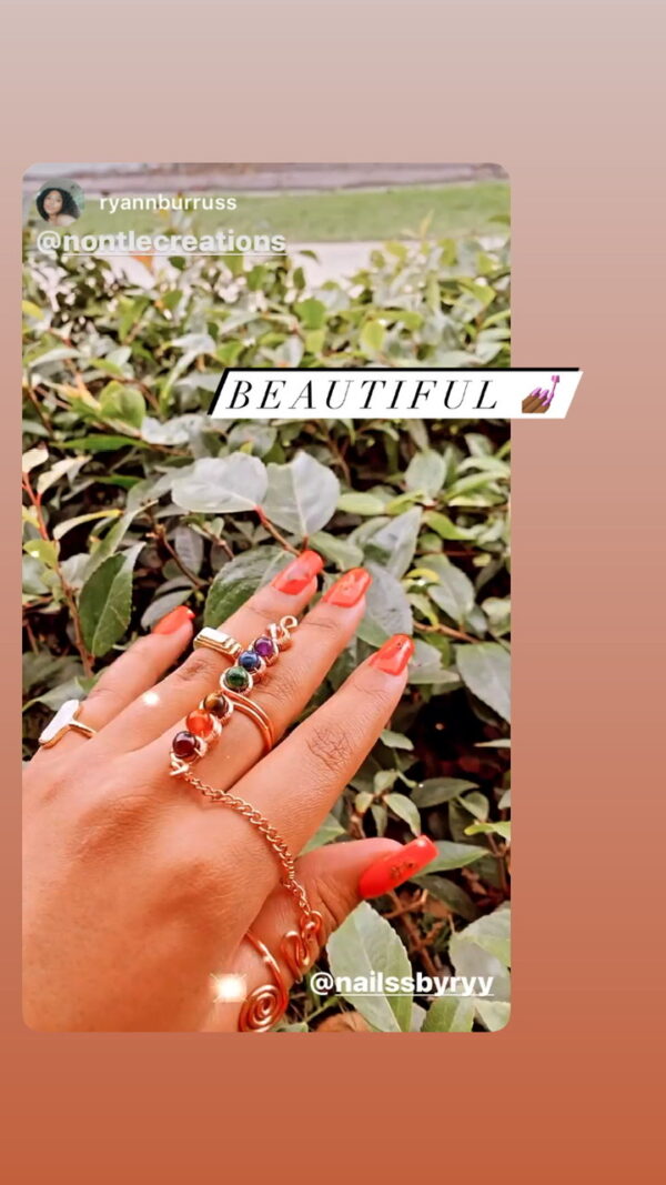 Copper Chakra Wand Ring