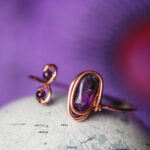 Infinity Trinity- Amethyst Bracelet • Polished