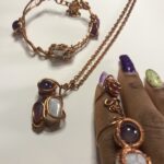 Ruby• Amethyst • Moonstone Bracelet