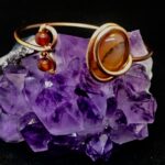 Infinity trinity bracelet- Carnelian