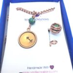 Sagittarius •Child• Birthstone Ring & Necklace set-Turquoise