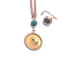 Sagittarius •Child• Birthstone Ring & Necklace set-Turquoise