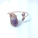 Infinity Trinity- Amethyst Bracelet