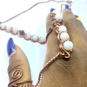 Moonstone Chakra ring