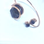 Infinity Trinity bracelet - Garnet