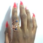 Lil Heart Puff- Sodalite