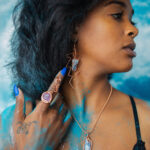 Kyanite Lightening Earrings