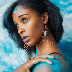 Kyanite Lightening Earrings