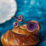 Infinity Trinity- Amethyst Bracelet