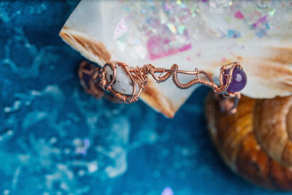 Ruby• Amethyst • Moonstone Bracelet