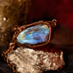 Labradorite Choker- Adjustable